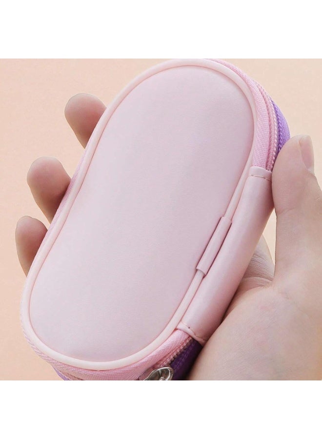 10 Pcs Mini Makeup Brushes Set with Portable Pouch, Travel Size Makeup Brush Kit for Foundation - Image 3